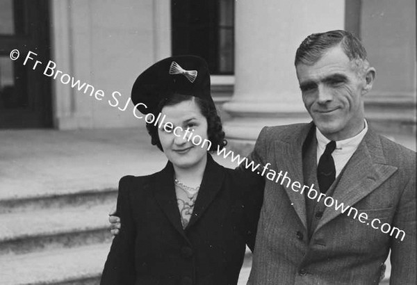 BRIDIE & HARRY COYNE ON THEIR WEDDING DAY